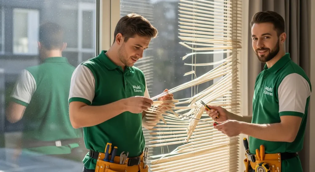 A Visita Grátis da Multi Estores Detalhes de Estores Motorizados e Manuais