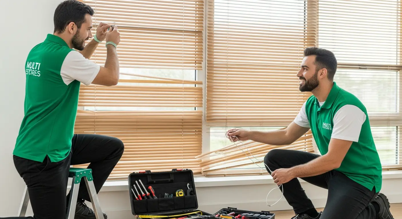 Estores Instalados em Ambiente Residencial