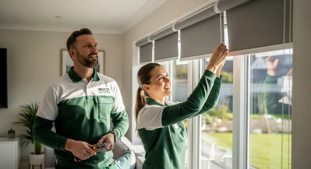 Estores Instalados em Ambiente Residencial