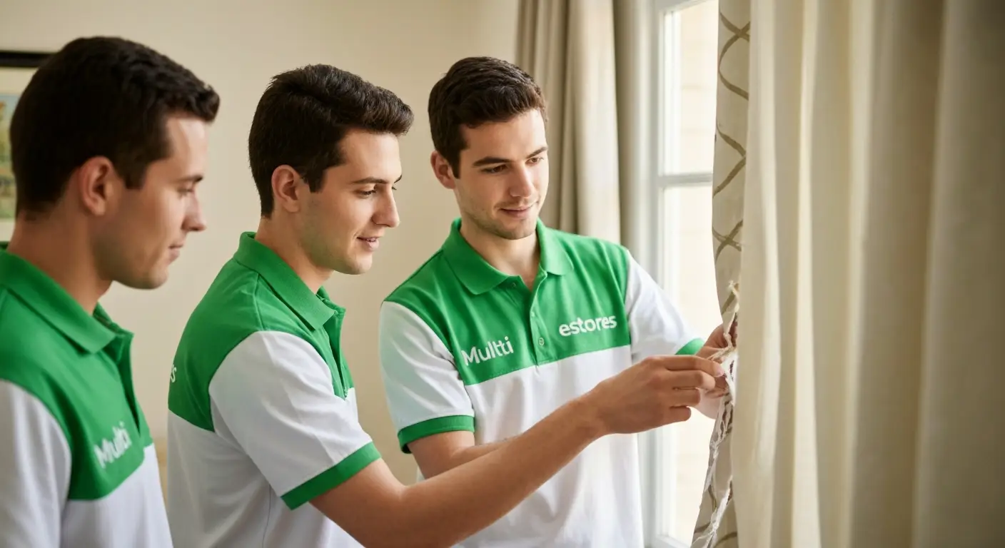 Estores Instalados em Ambiente Residencial