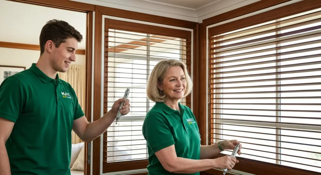 Estores Instalados em Ambiente Residencial