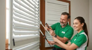 Estores Instalados em Ambiente Residencial