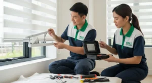 Exemplos de Estores em Funcionamento