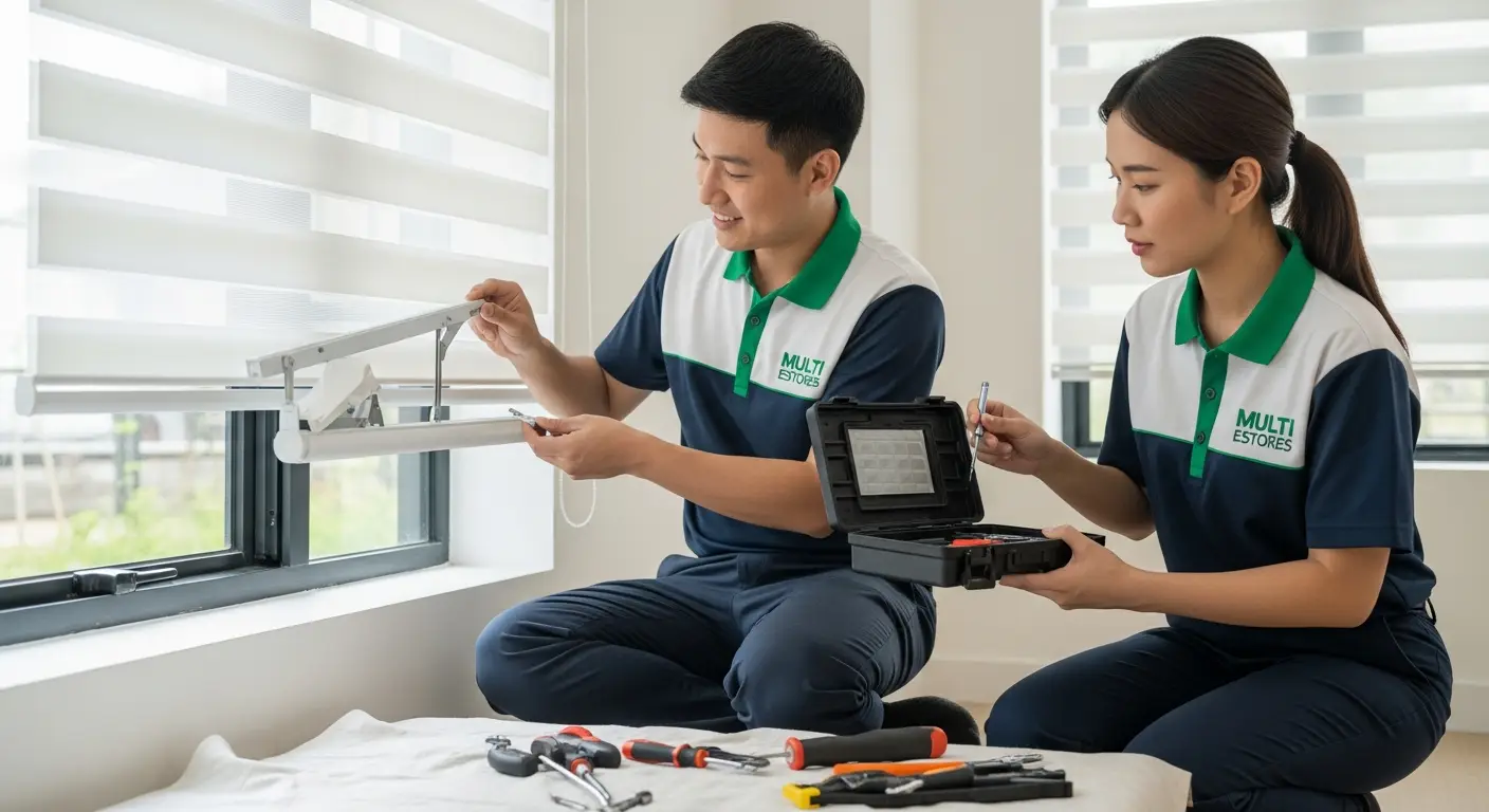 Exemplos de Estores em Funcionamento