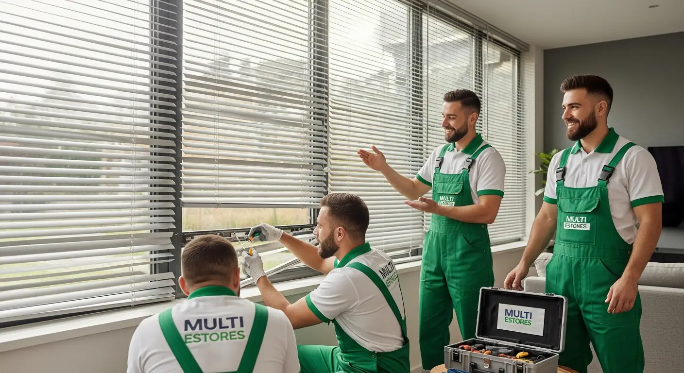 Exemplos de Estores em Funcionamento