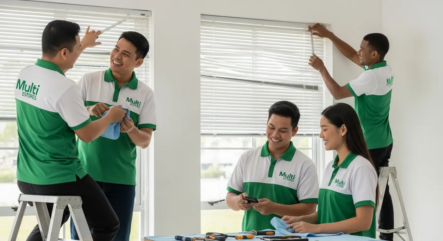 Exemplos de Estores em Funcionamento