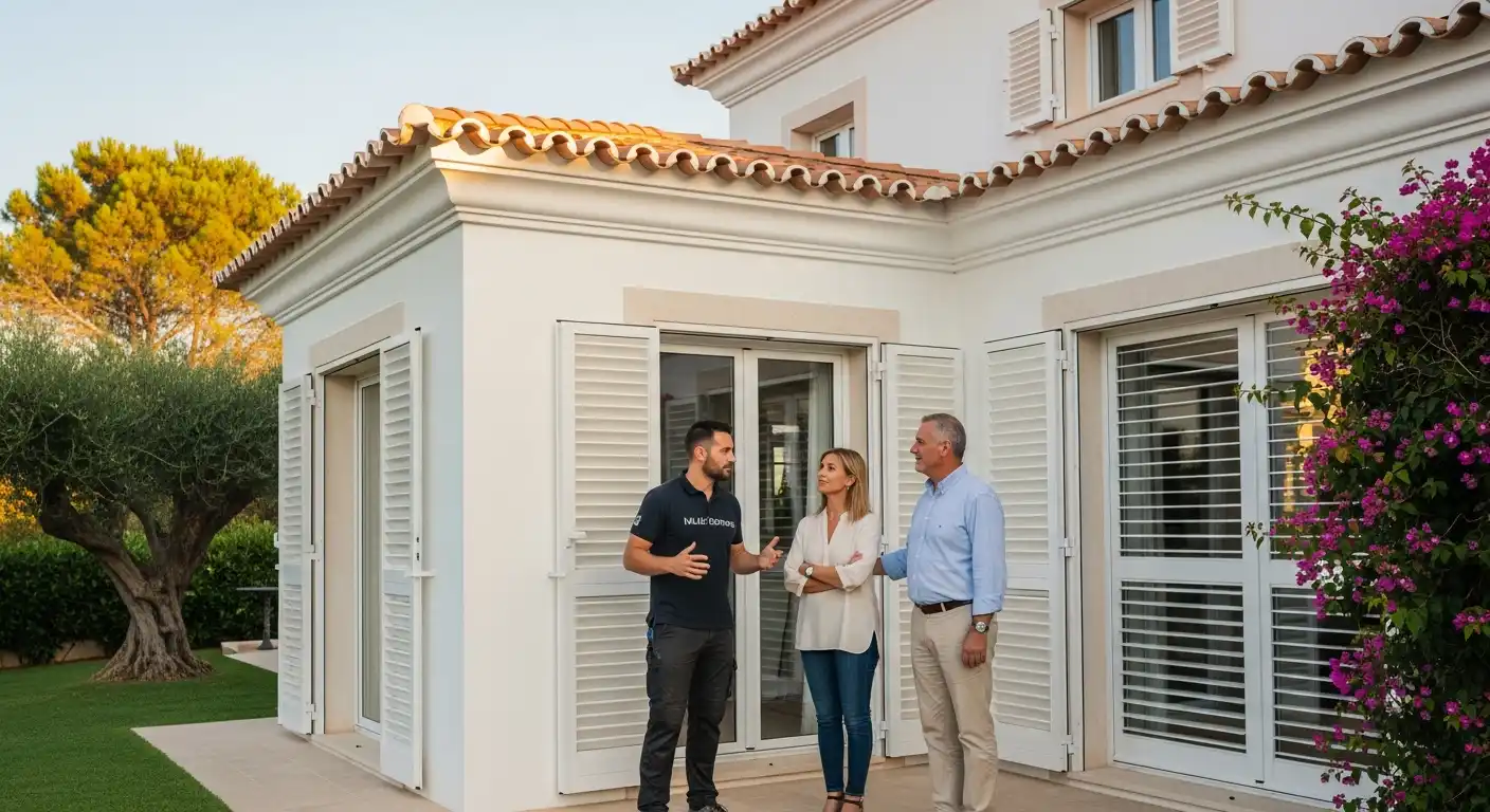 Estores Integrados Em Fachadas Modernas No Algarve